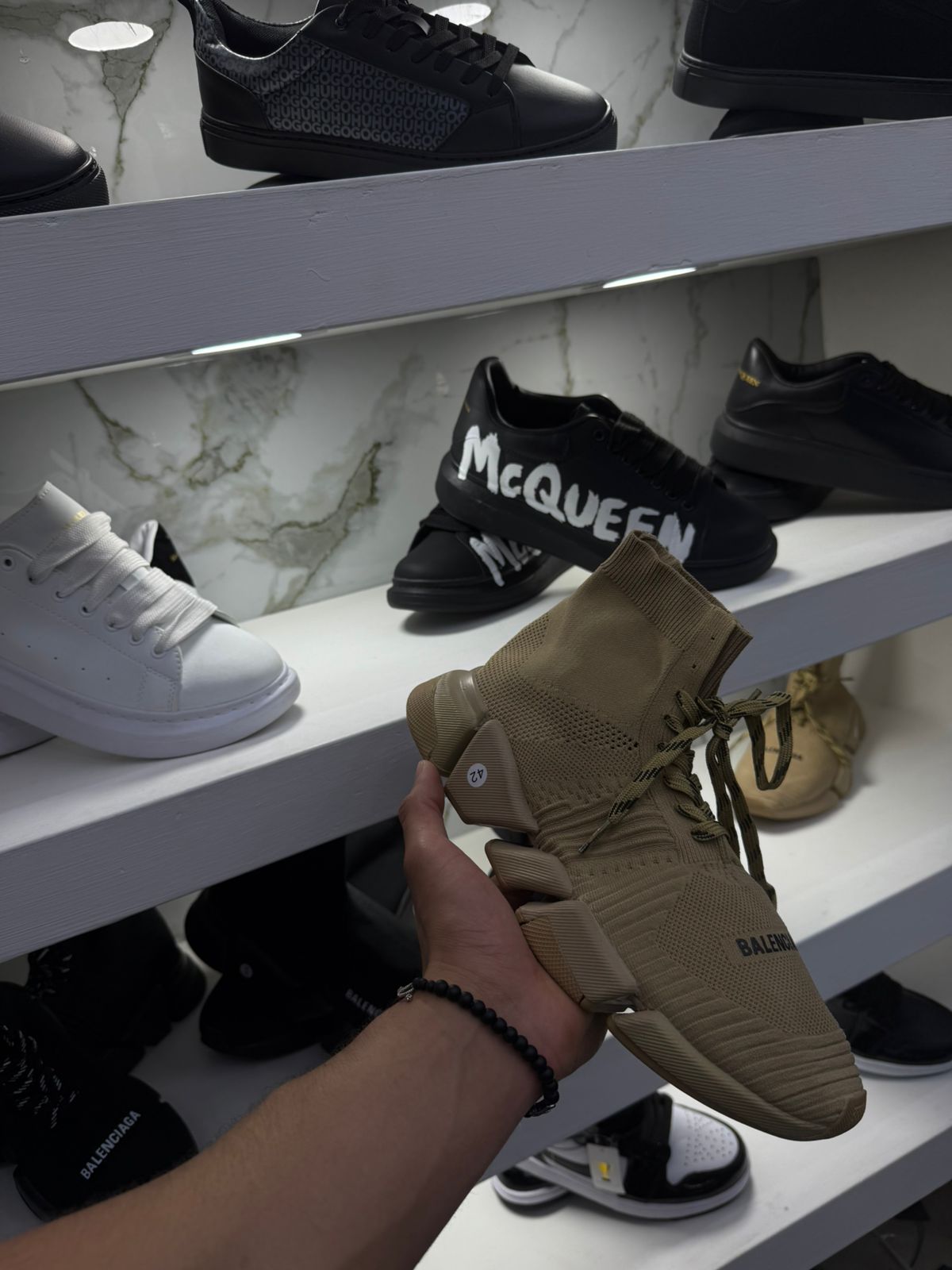 Balenciaga Speed 2.0 café — imagen 1